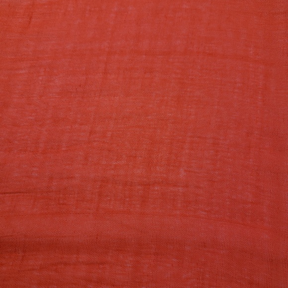 Red Lightweight Sheer Scarf - Picture 2 of 3